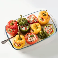 Ô Cuisine Auflaufform 2er Set Rechteckig, Borosilikatglas