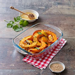 Ô Cuisine Auflaufform 2er Set Rechteckig, Borosilikatglas