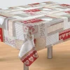 Acryl-Tischdecke mit Herzen und Rank-Ornamenten