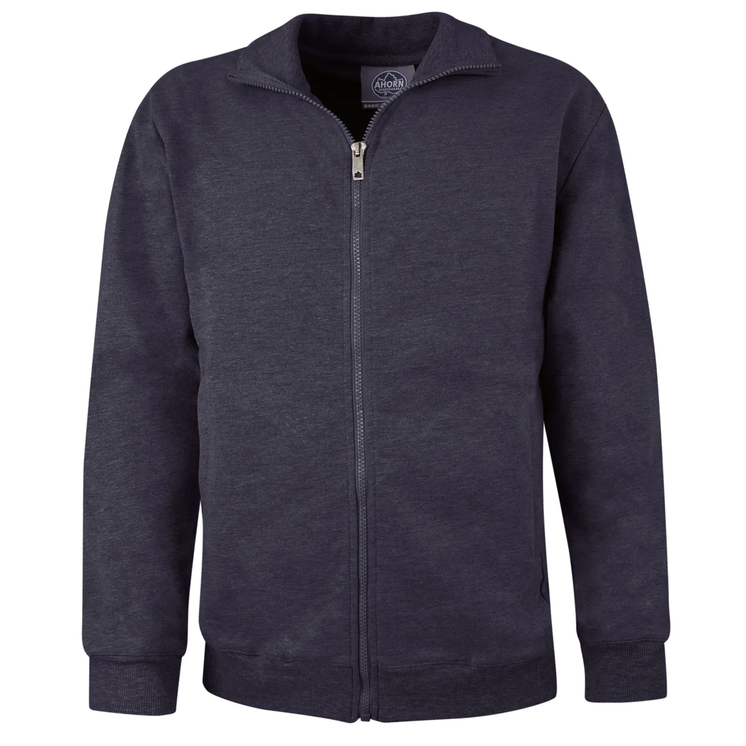 Ahorn Sweat-Jacke Herren mit Reissverschluss