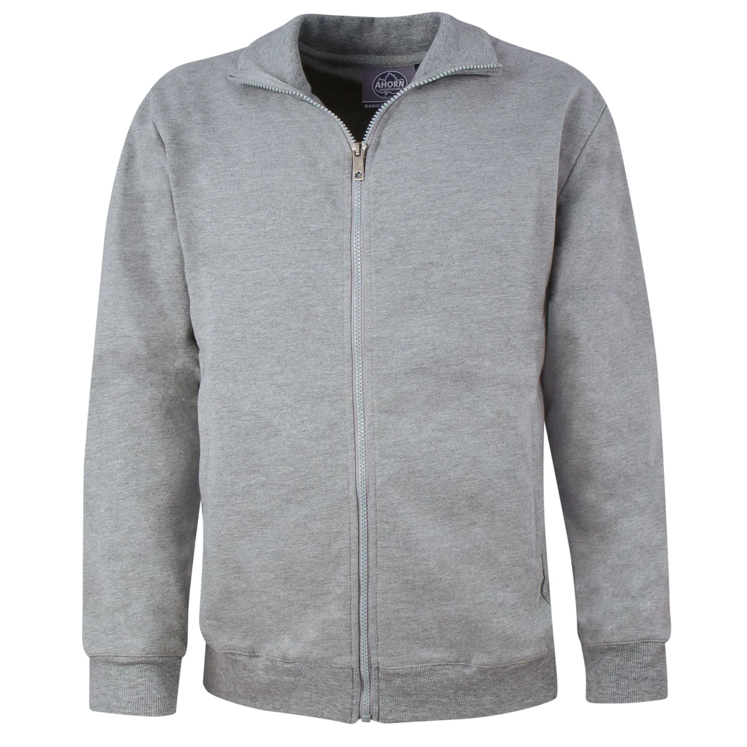 Ahorn Sweat-Jacke Herren mit Reissverschluss