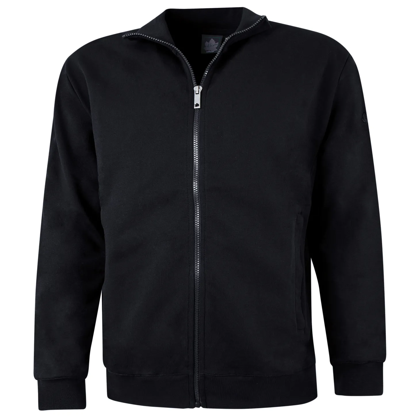 Ahorn Sweat-Jacke Herren mit Reissverschluss