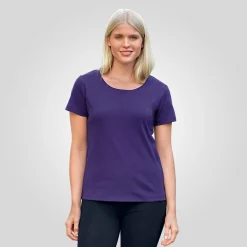 Angenehmes Rundhals Damen T-Shirt