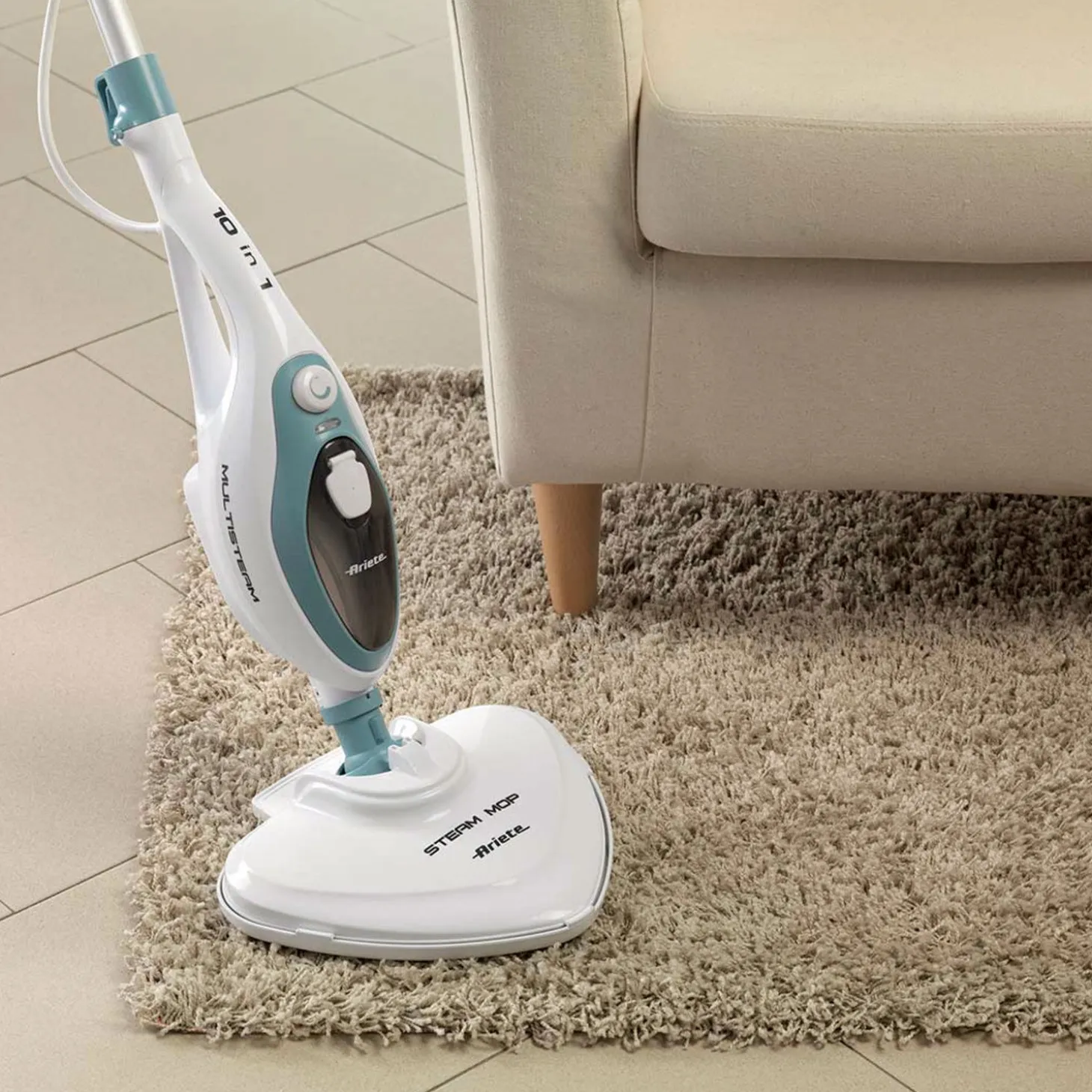 Ariete Dampf-Mop 10in1, mit Zubehörset