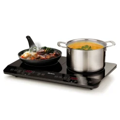 Ariete Doppel-Induktionsplatte mit 2-stündiger Warmhaltefunktion