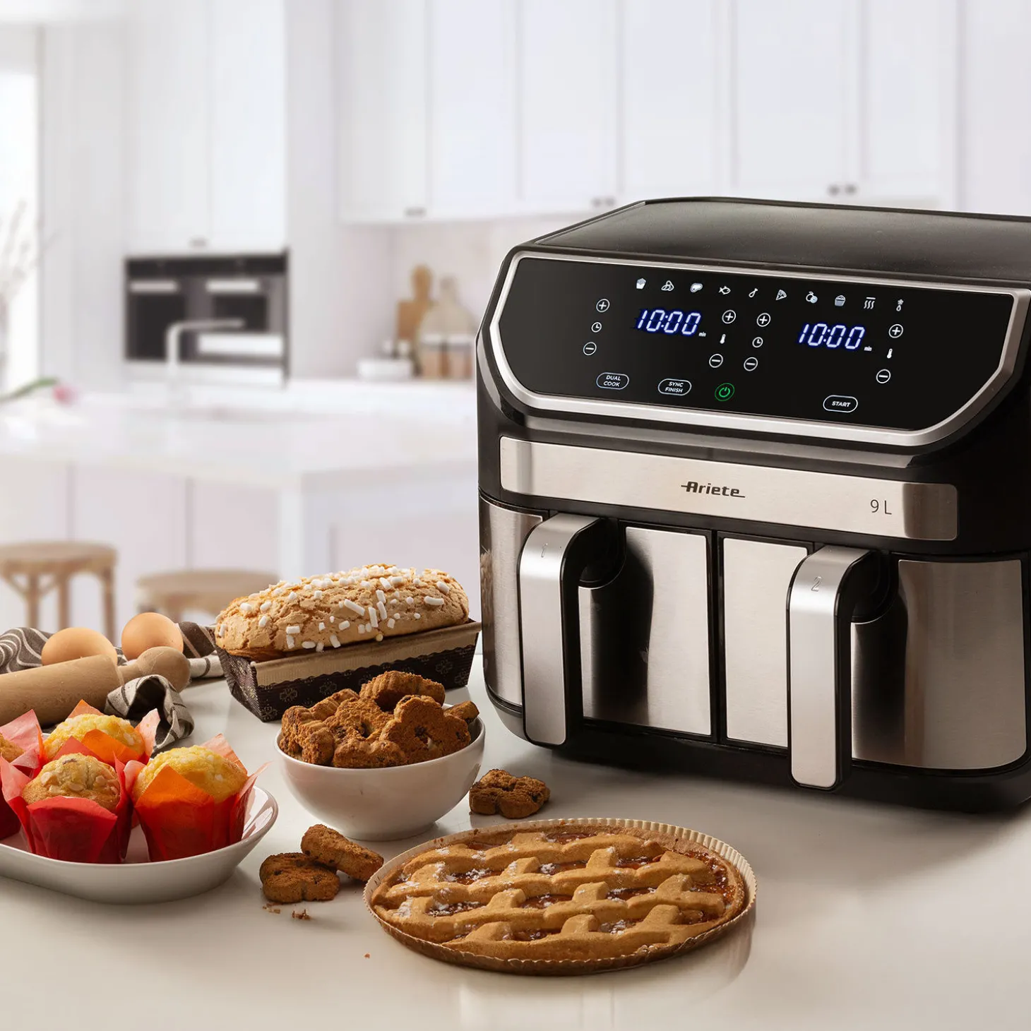 Ariete Dual Heissluft-Fritteuse