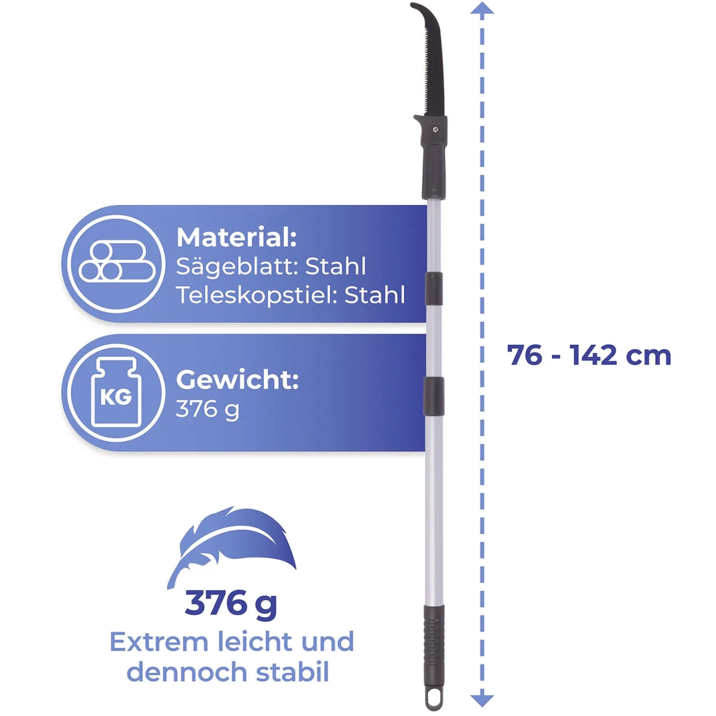 Astsäge mit Teleskopstiel
