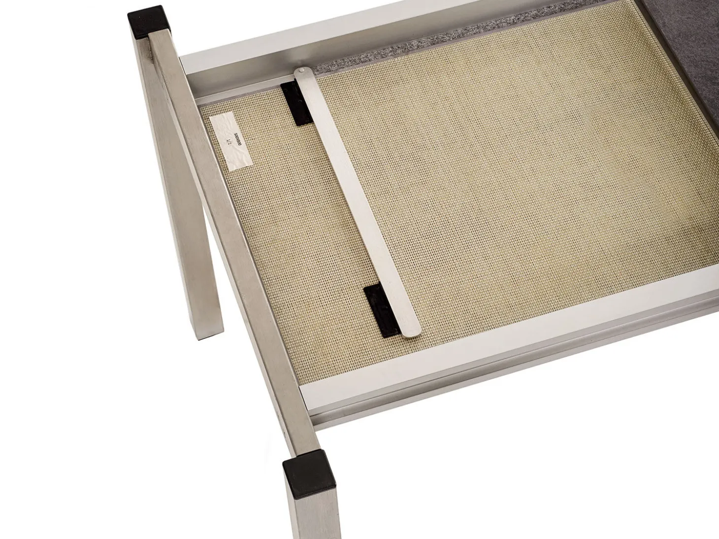 Ausziebarer Gartentisch mit Dektonplatte Kreta-Grey