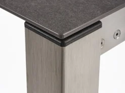 Ausziebarer Gartentisch mit Dektonplatte Kreta-Grey