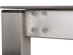 Ausziebarer Gartentisch mit Dektonplatte Kreta-Grey