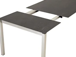 Ausziehbarer Keramik-Gartentisch Zement