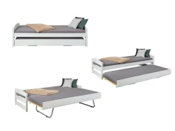 Ausziehbett aus Massivholz