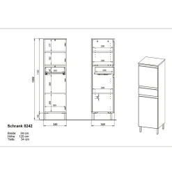 Badezimmer Schrank Silas