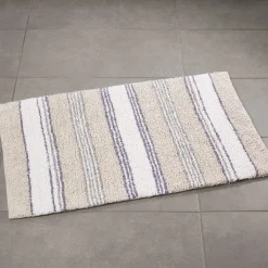 Badteppich gestreift in schönen Farben
