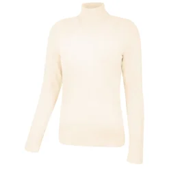 Basic Rollkragenpullover Damen uni