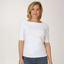 Basic Shirt mit Karree-Ausschnitt