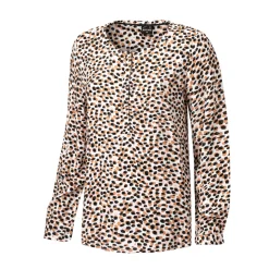 Bedruckte Artime Bluse mit Tupfen