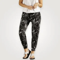 Bedruckte Jerseyhose lang