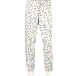 Bedruckte Pyjama Hose mit Bündchenabschluss
