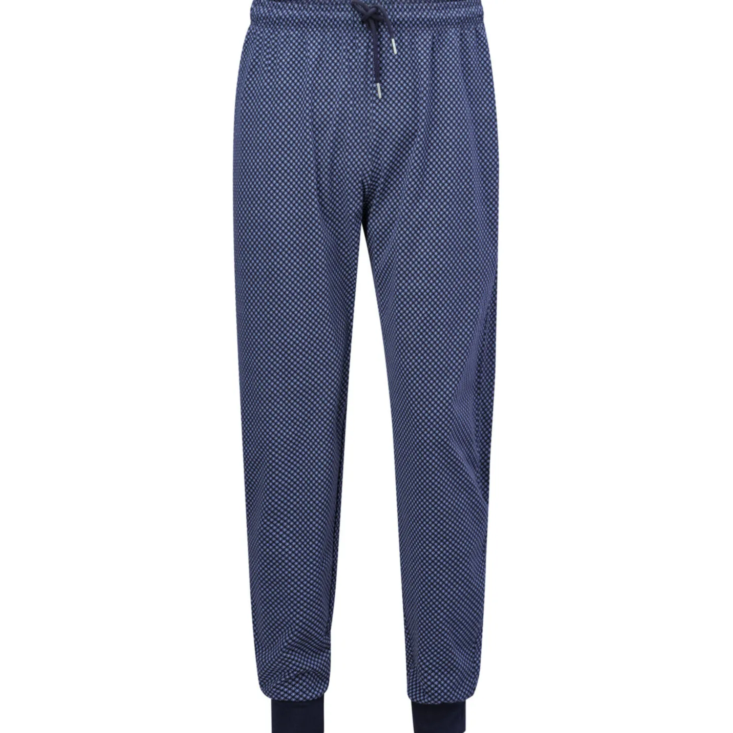 Bedruckte Pyjama Hose mit Bündchenabschluss