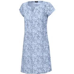 Bedrucktes Kleid aus Leinen