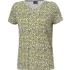 Bedrucktes Leinen T-Shirt