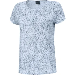 Bedrucktes Leinen T-Shirt