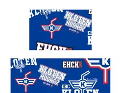 Bettwäsche EHC Kloten blau-weiss