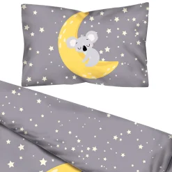 Bettwäsche Koala-Traum Sterne und Mond