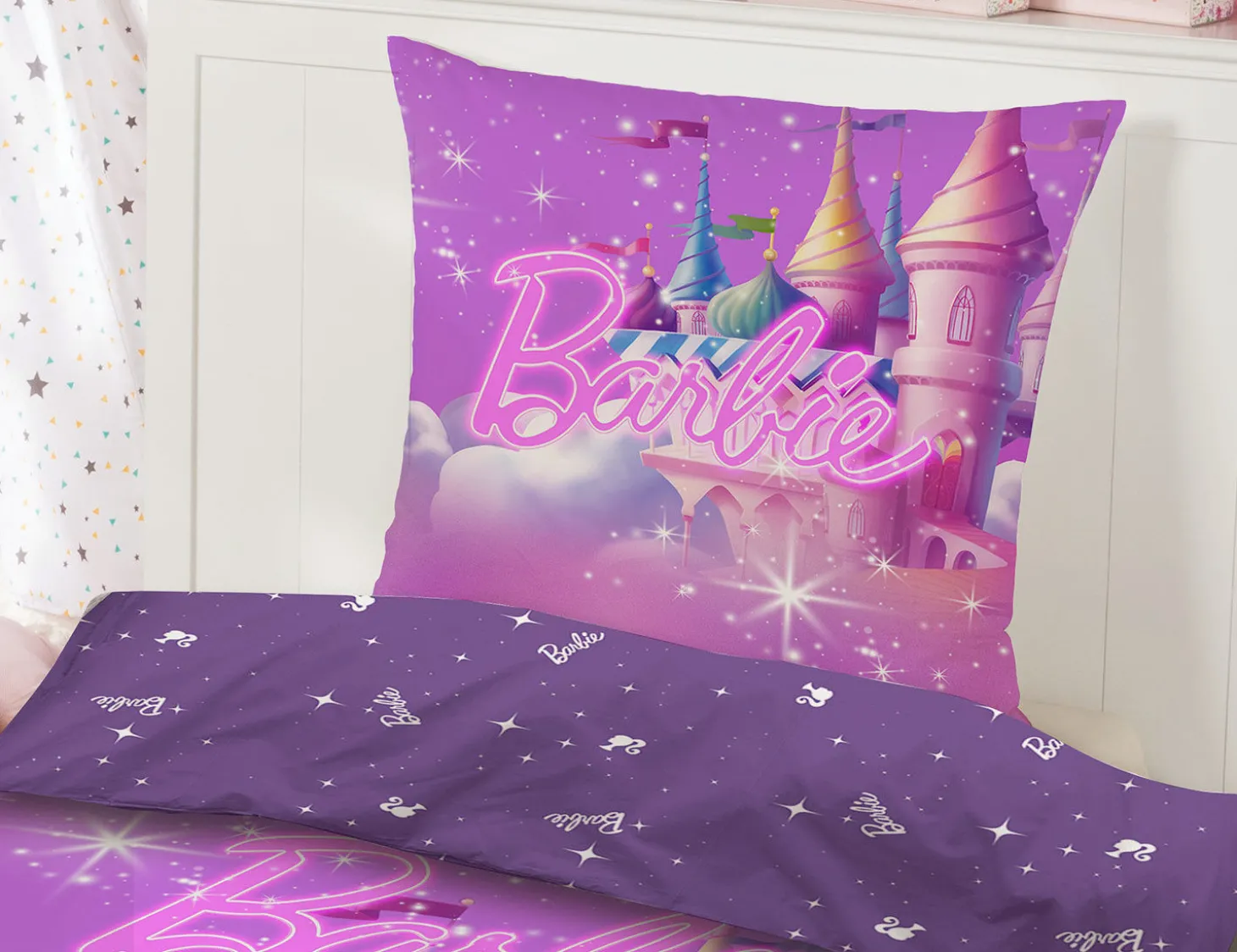 Bettwäsche mit Barbie und Einhorn