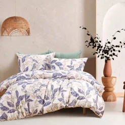 Bettwäsche mit Blättermotiv