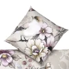 Bettwäsche mit Blumen- und Vogelmotiv