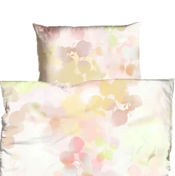 Bettwäsche mit Blumenmuster in Pastell