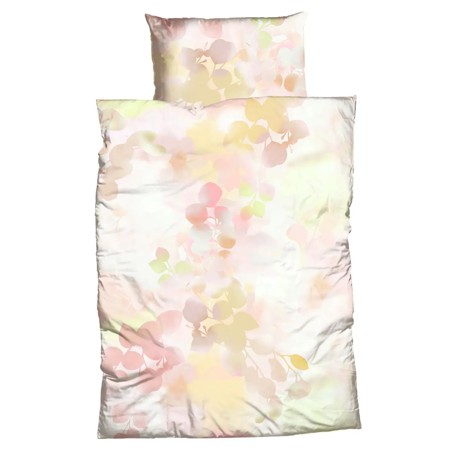 Bettwäsche mit Blumenmuster in Pastell