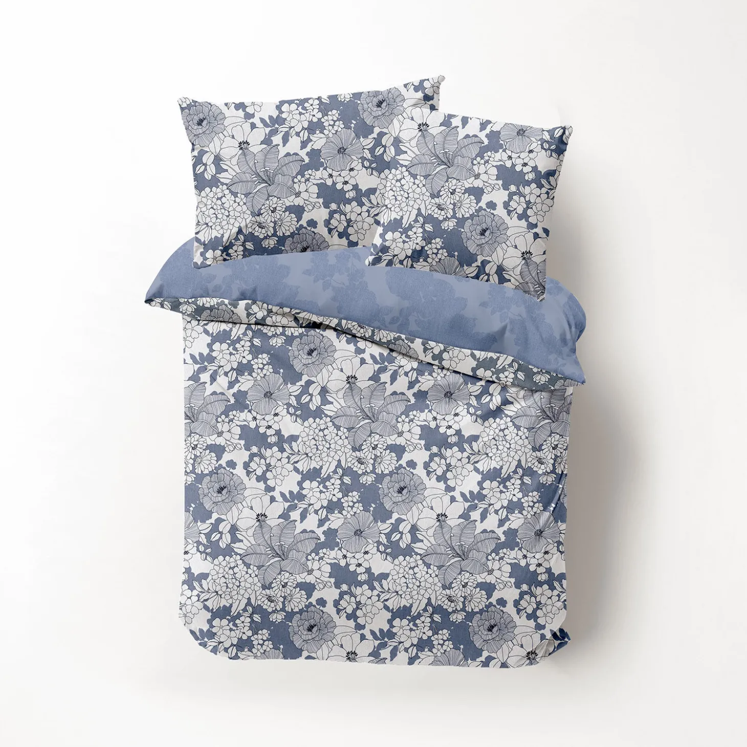 Bettwäsche mit Blumenprint