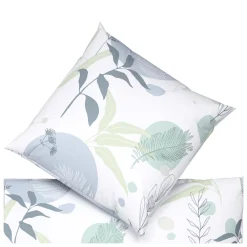 Bettwäsche mit botanischem Kreismotiv
