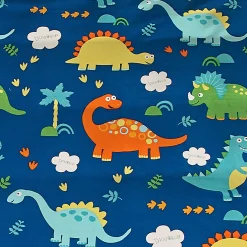 Bettwäsche mit bunten, niedlichen Dinos
