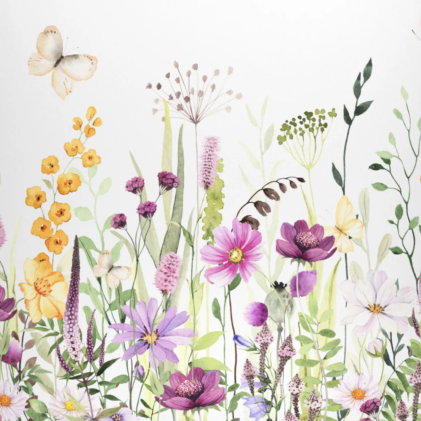 Bettwäsche mit bunter Wildblumenwiese