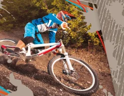 Bettwäsche mit coolem Mountainbiker