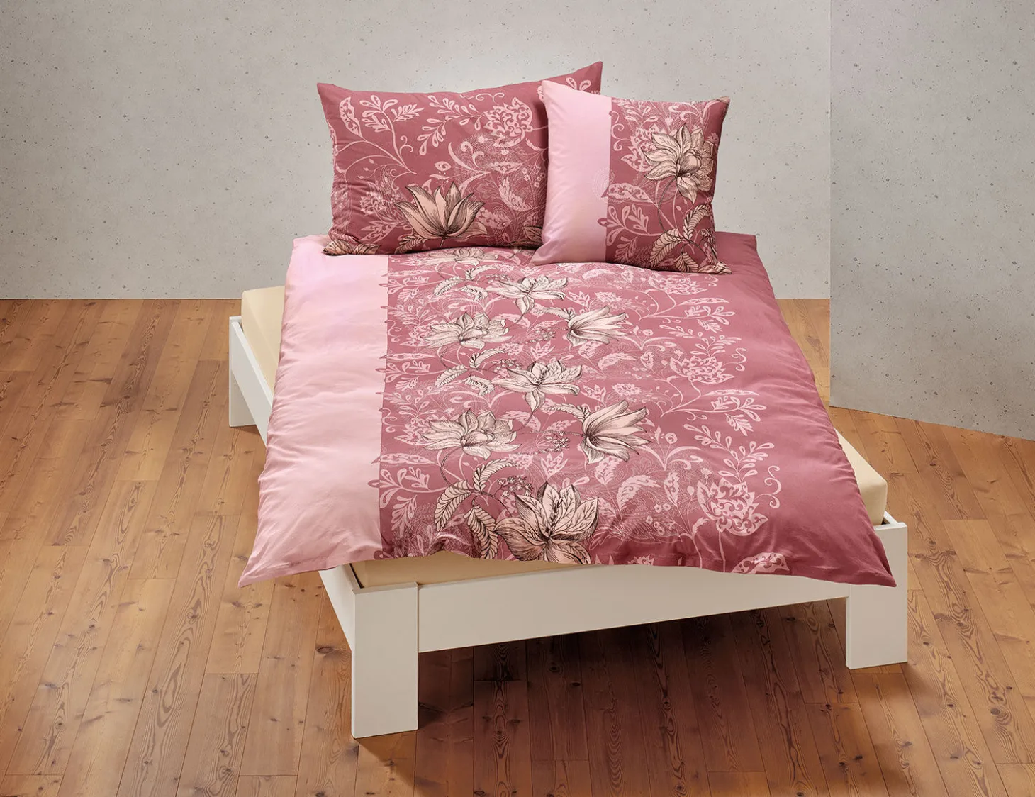 Bettwäsche mit elegantem Paisley-Muster und Blumenprint
