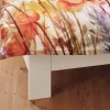Bettwäsche mit farbigem Mohnblumenmuster