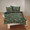 Bettwäsche mit feinem Blätterprint