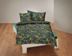 Bettwäsche mit feinem Blätterprint