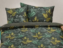 Bettwäsche mit feinem Blätterprint