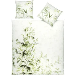 Bettwäsche mit floralen Blättermotiven