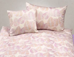 Bettwäsche mit frischem Blätterprint