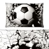 Bettwäsche mit Fussball in 3D Optik