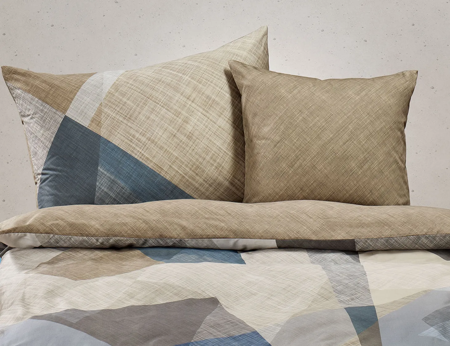 Bettwäsche mit geometrischem Muster