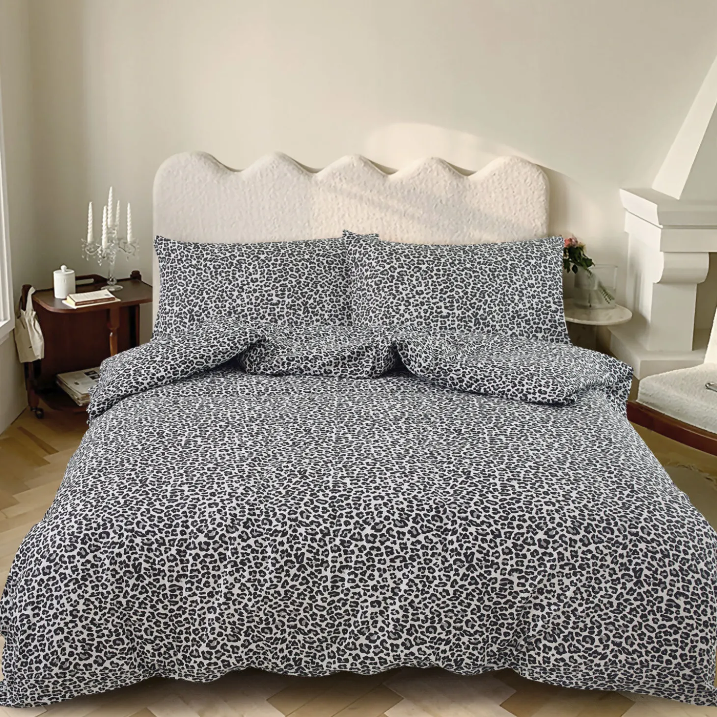 Bettwäsche mit klassischem Leopardenmuster