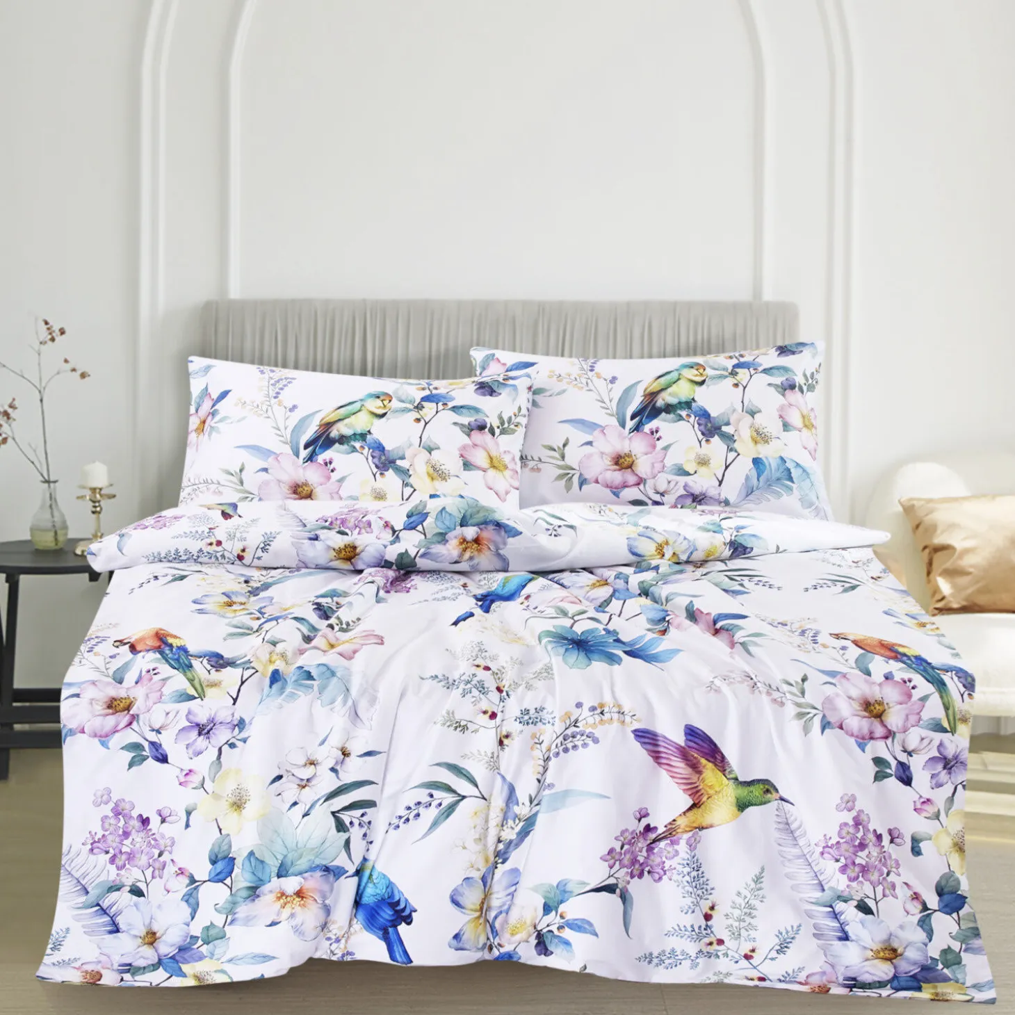 Bettwäsche mit Kolibri-Design